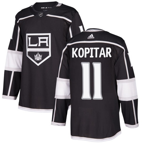 Adidas Los Angeles Kings 11 Anze Kopitar Black Home Authentic Stitched Youth NHL Jersey